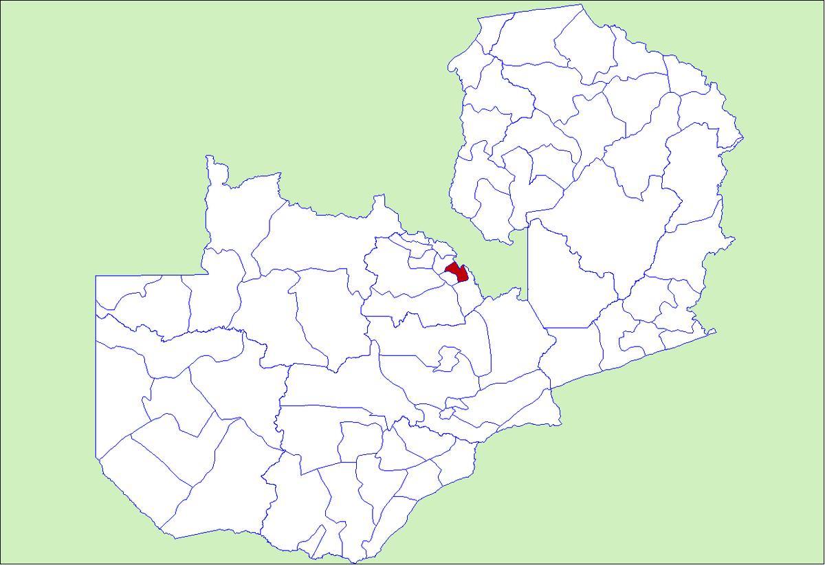 Map of ndola Zambia