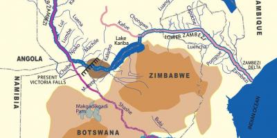 Map of geological zambi